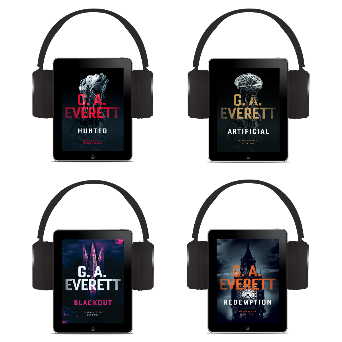 Disconnected Series by GA Everett AUDIOBOOK Science Fiction