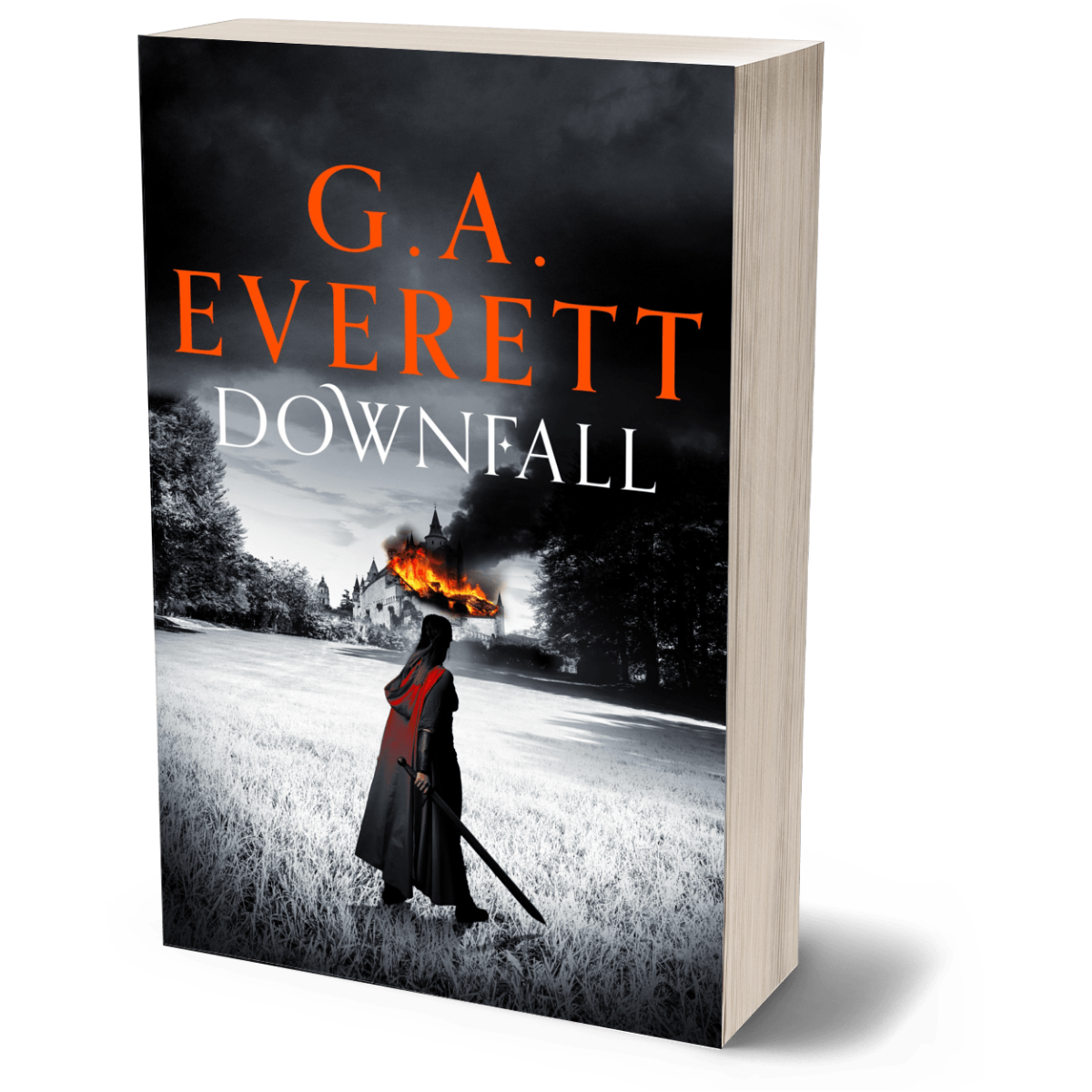 Downfall by GA Everett Queen of the Unworthy Book 1 PAPERBACK Fantasy