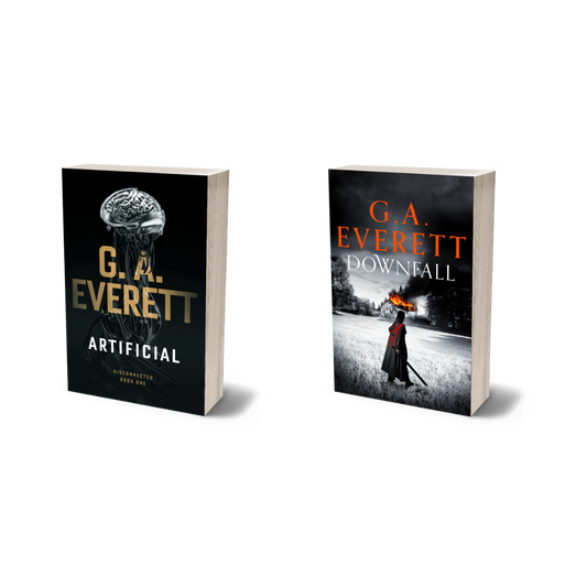 The Reader Starter Bundle by GA Everett Artificial Downfall Disconnected Queen of the Unworthy PAPERBACK
