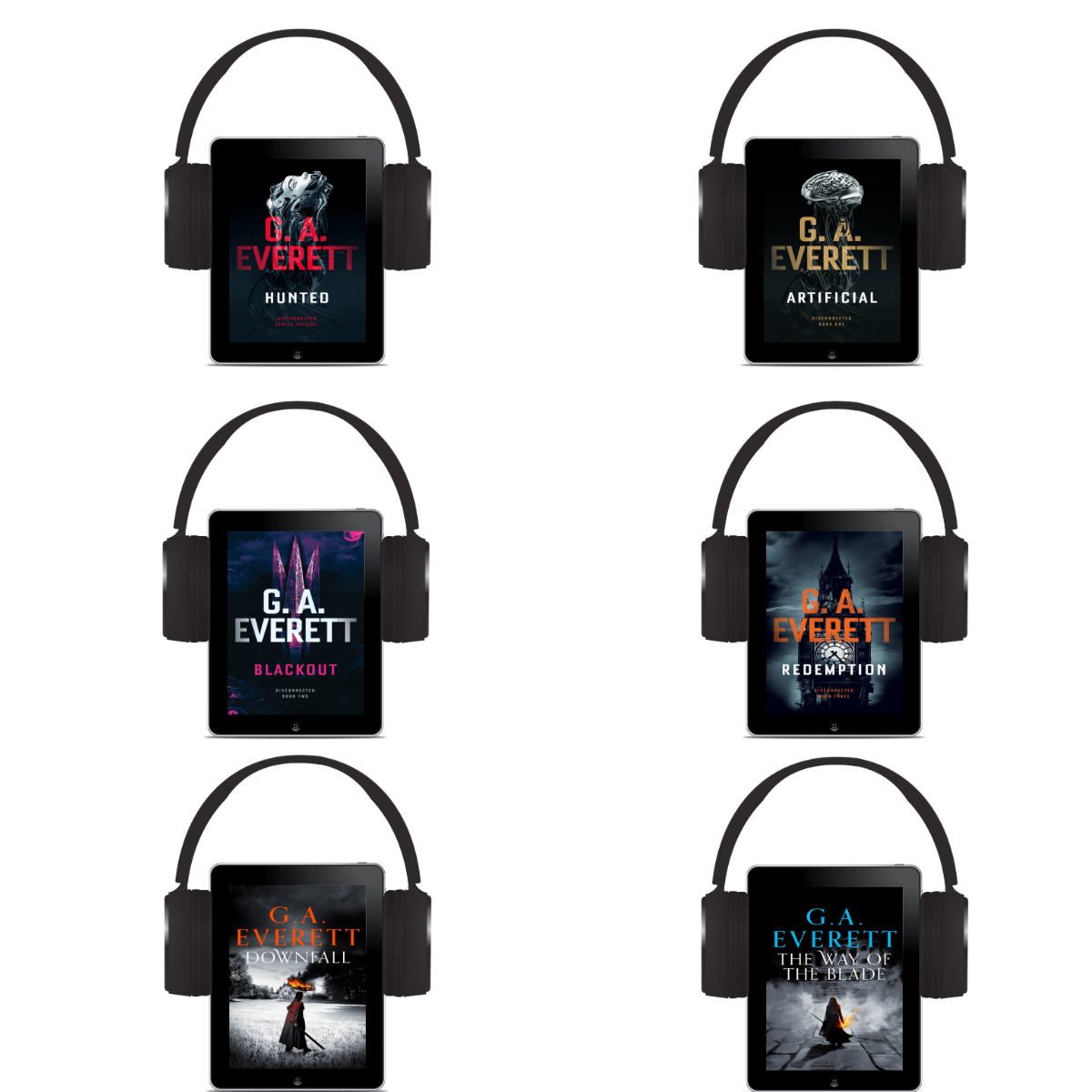 The GA Everett Collection AUDIOBOOKS