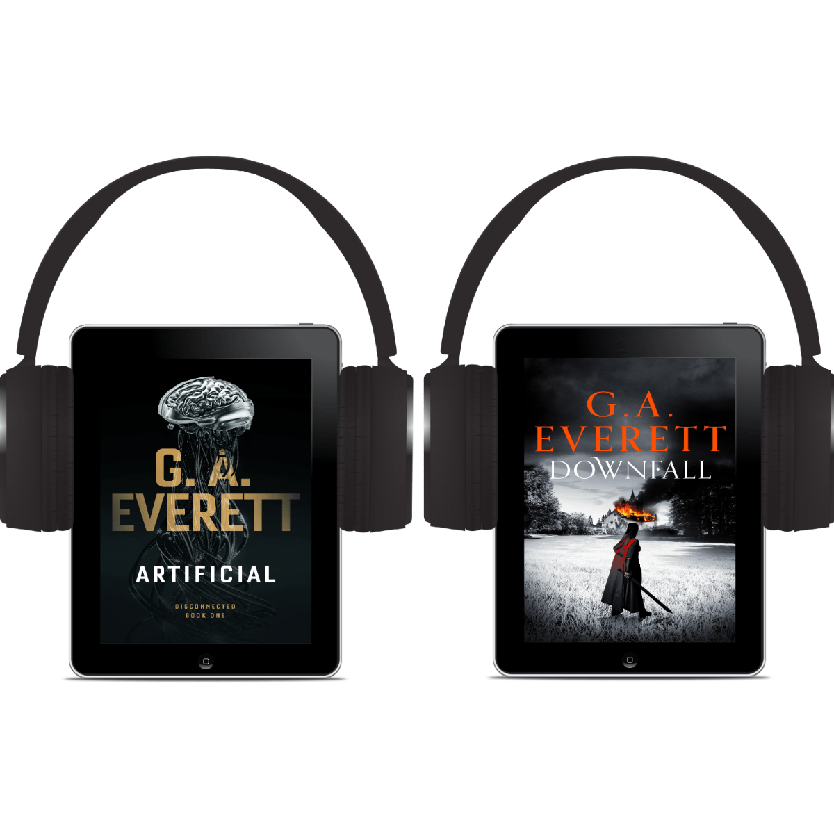 The Reader Starter Bundle by GA Everett Artificial Downfall AUDIOBOOKS